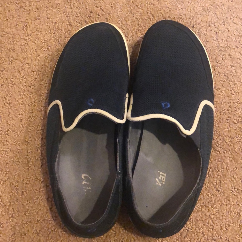 OluKai slip-on boat shoe